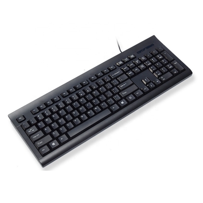 K2B-1 Full Size USB Anti-Ghosting Desktop Black Keyboard For PC