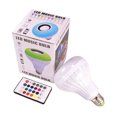 RGB E27 Flickering Flame Light Bulb Wireless Remote Control Led Smart Light Bulb Mesh LED Music Light Bulb Speaker